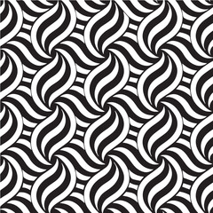 black and white seamless pattern