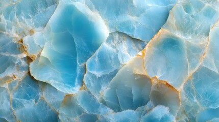 Obraz premium Beautiful blue agate crystals with intricate patterns and vibrant hues found in natural stone formations