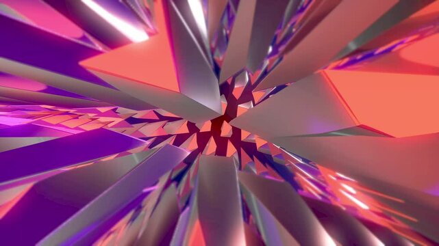 Geometric Surface Of Rotating 3 D Objects