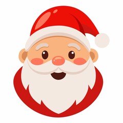 santa claus illustration on white background