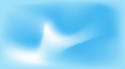 Smooth gradient sky background with soft blue and white shades. Perfect for light and airy seasonal banners. Vector