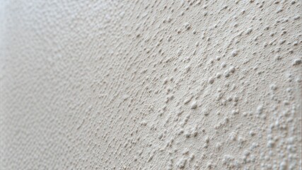Fototapeta premium Textured plasterboard close-up macro shot, featuring unique patterns and copy space for text 