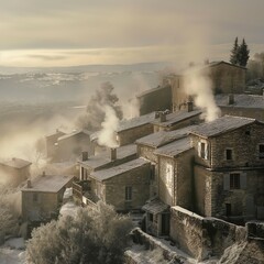 Luberon in winter