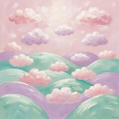 Obraz premium cloud background