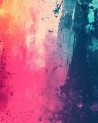 The background color is abstract gradient with noise effect. Grain wallpaper. Nostalgia, vintage 70s, 80s style lo-fi background. Grain wallpaper.