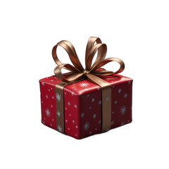 A gift box isolated on white background PNG transparent