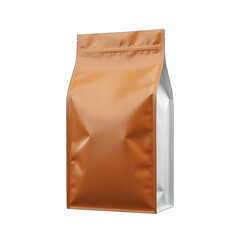 A coffee bag isolated on white background PNG transparent