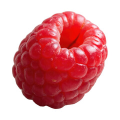 A raspberry isolated on white background PNG transparent