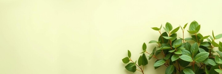Fototapeta premium A serene green background perfect for adding a sense of calmness and tranquility to any design, background, soothing, relaxation