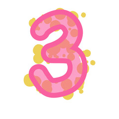 Pink number 