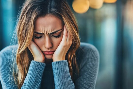 Sad Woman Depression Mental Health Emotional Pain Upset Grief Sorrow Despair Lonel