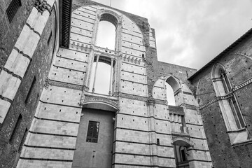 Fototapeta premium Siena Cathedral is a medieval church in Siena, Tuscany, Italy