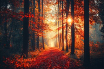 autumn landscape picture