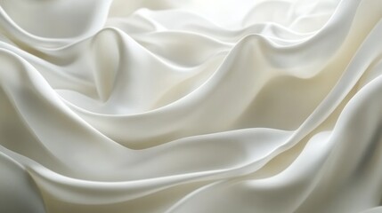 Fototapeta premium White Satin Drapery