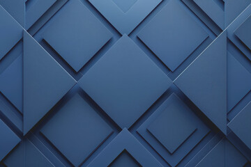 Obraz premium Abstract blue background with geometric shapes and lighting, .