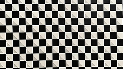 Fototapeta premium black and white checkers