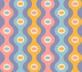 Vector vintage seamless abstract pattern