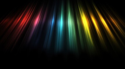 Naklejka premium Abstract Colorful Light Streaks