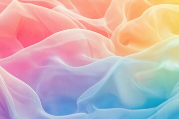 Obraz premium Soft Gradient Fabric Texture with Gentle Color Transitions