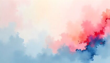 Naklejka premium abstract watercolor background with watercolor splashes