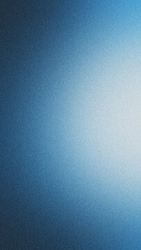Light blue white illuminated spots on black, grainy color gradient background, noise texture effect, copy space
