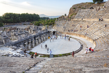 Beautiful view of Ephesus, a very important archaeological site in Turkey