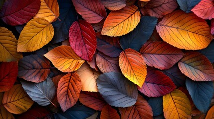 colorful leaves background
