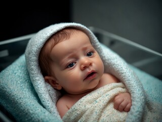  The day of World Prematurity. preterm infant at the medical facility. ai generated