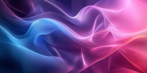 Obraz premium vibrant abstract design featuring smooth wavy gradients in vivid colors, creating a dynamic and energetic feel. Perfect for themes of creativity, modernity, and fluidity in digital art