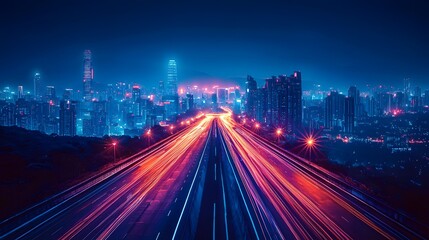 Obraz premium Science and technology city