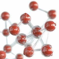 A close-up view of a molecular structure showcasing interlinked atoms in vibrant colors, symbolizing scientific discovery.