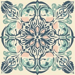 Fototapeta premium seamless floral pattern