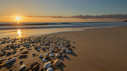 sunset at the beach