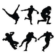 chicago football silhouette shape drawing Vol 3