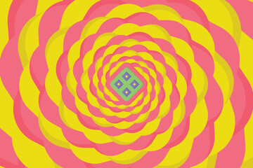 vector psychedelic optical illusion wallpaper or background