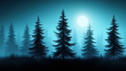 Obraz premium Dark Mode Gradients: Dark indigo fading into black with a subtle noise overlay, perfect for a calming and immersive dark mode experience.