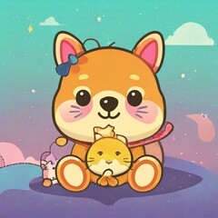 Adorable Pika Illustration