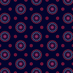 seamless pattern with flowers.illustration, texture, flower, ornament,