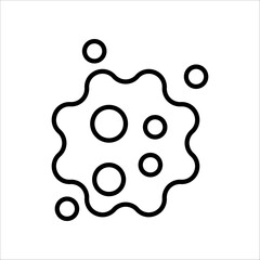 Cancer cell line icon vector malignant cancer disease