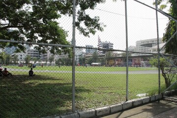 field in the stadium at sports day