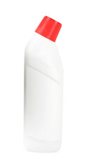 Bottle of cleaning product isolated on white