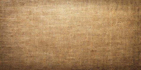 Fototapeta premium High-resolution image of a woven textile surface with a natural, earthy tone