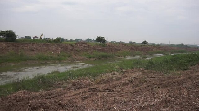 short video of the view of the Wulan River in the Demak area, after the flood 7 months ago