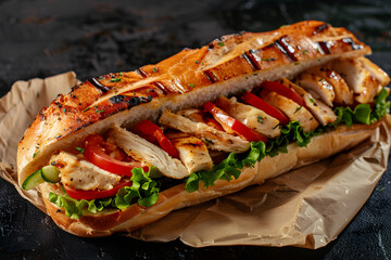 grilled salmon sandwich