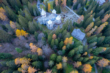 Savoia castle in Gressoney val Aosta 