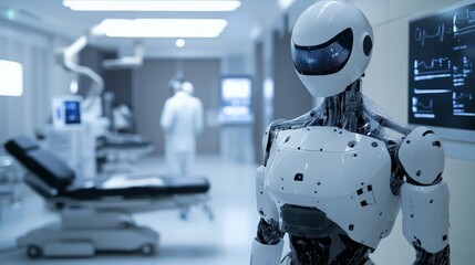 Robotic innovations in healthcare ai robot assisting surgeons in advanced medical facilities
