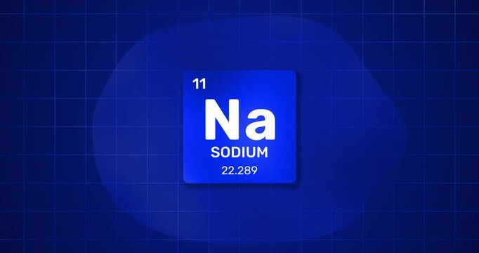 chemical element Sodium background