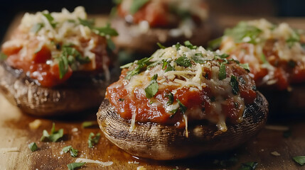 Flavor-Packed Pizza-Stuffed Mushrooms: A Scrumptious and Customizable Pizza Alternative