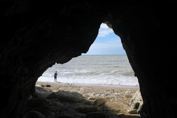 cave in the sea