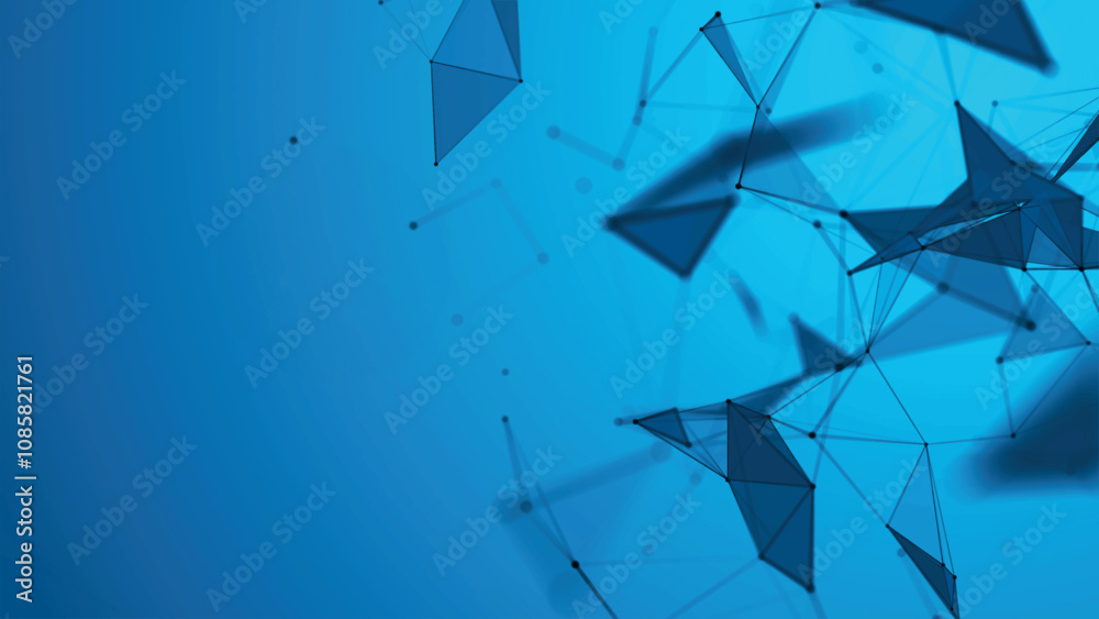 Poster abstract background with connected dots and lines. digital technology background. network connection
